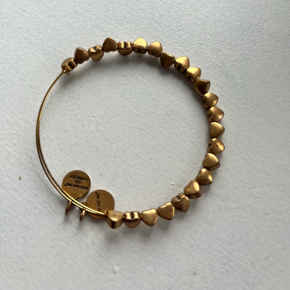 Alex and Ani hearts bracelet